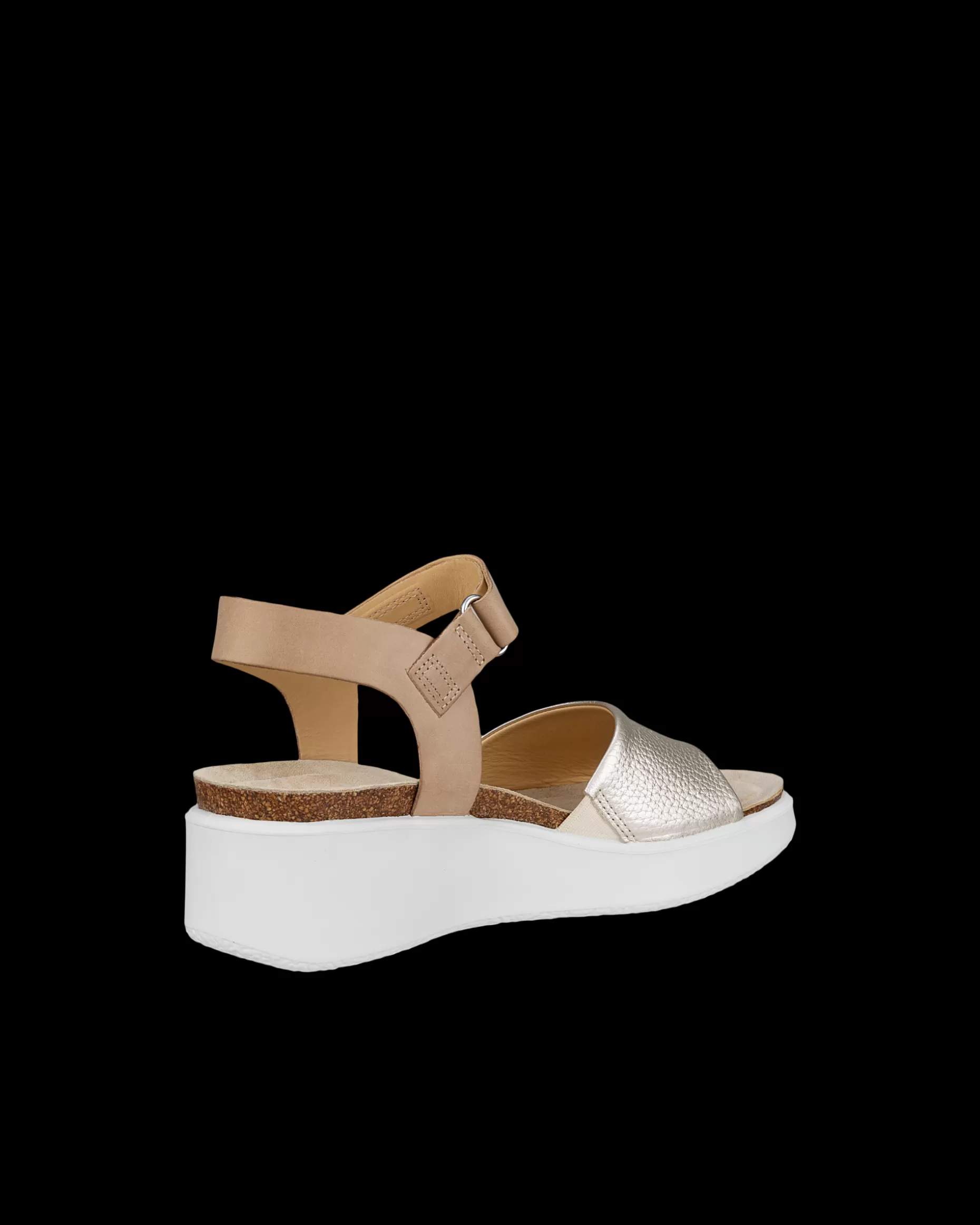 Ecco WOMEN'S FLOWT WEDGE CORK SANDAL